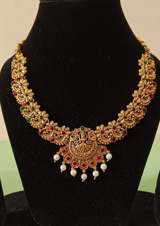 Temple Grace Traditional Necklace Set