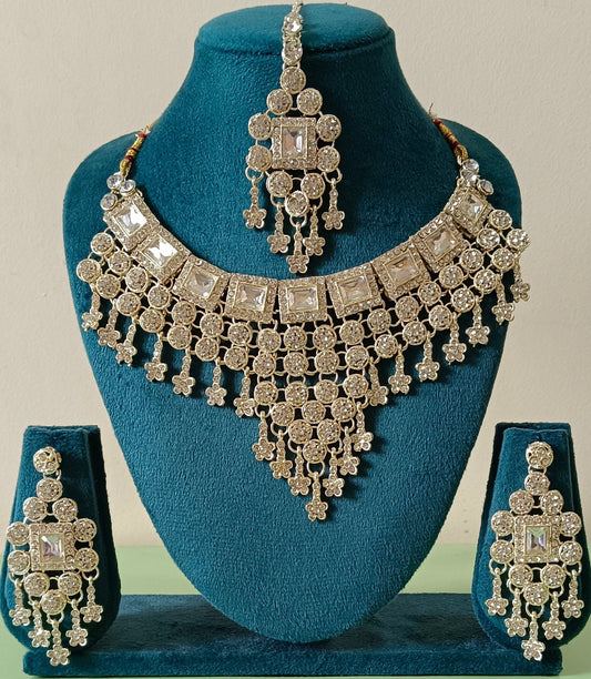 Gold Plated Bridal Necklace Set