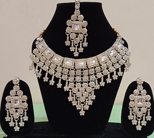 Gold Plated Bridal Necklace Set