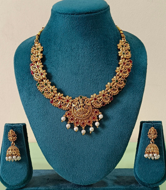Temple Grace Traditional Necklace Set
