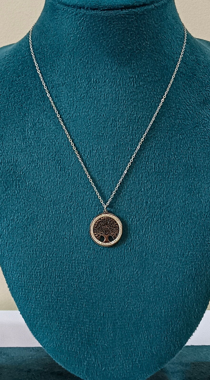 Tree of Life Stainless Steel Necklace with Silver and Rose Gold Color Options